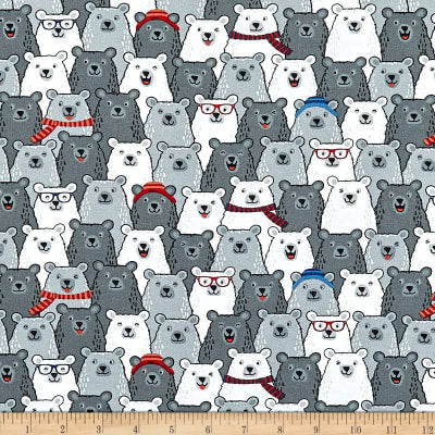 Flannel Kitty Nip Kicker Catnip Toy in Cubby Bear Happy Bears - 2 Sizes!