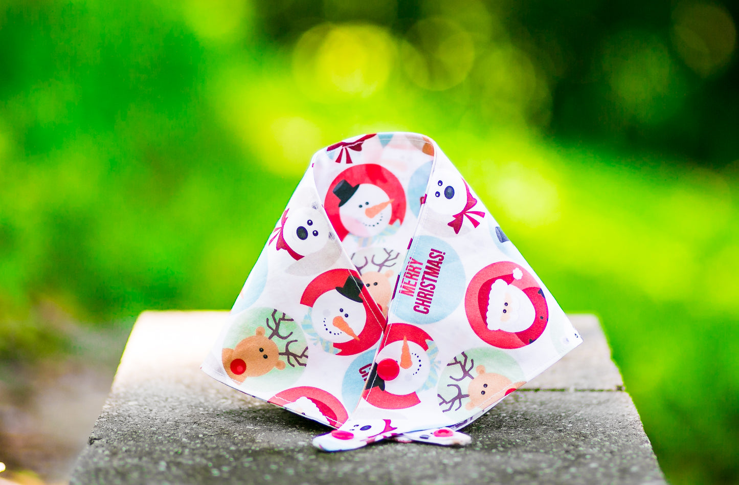 Dog Bandanna Cute Christmas Characters