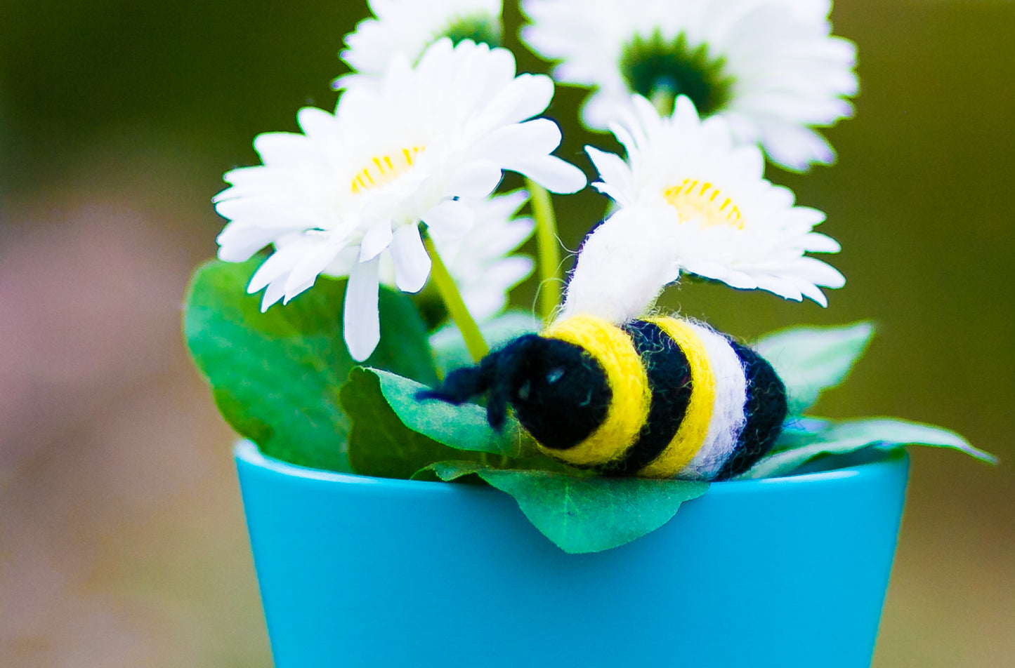 Karma Cat Backyard Friends Felted Bumble Bee