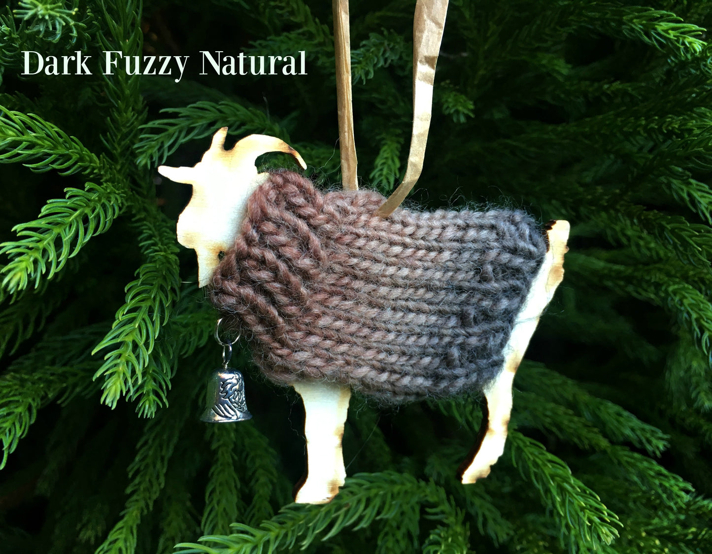 Holiday Decorations Ornaments Goats in Handknit Sweaters