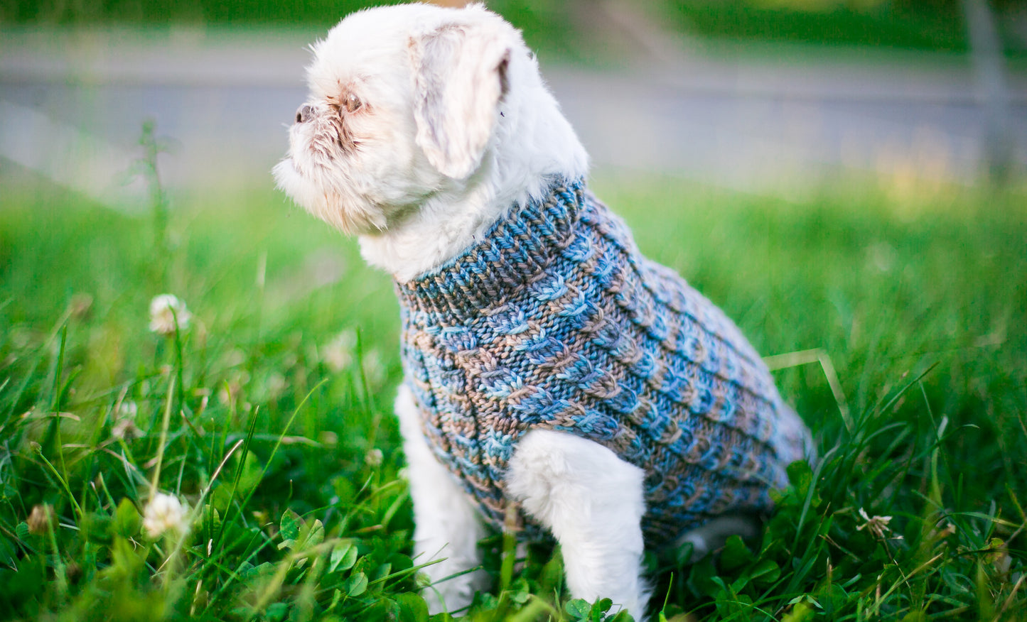 Cat & Dog Pet Sweaters in Sandridge - VERY LIMITED QUANTITY AND LAST OF THIS COLORWAY!