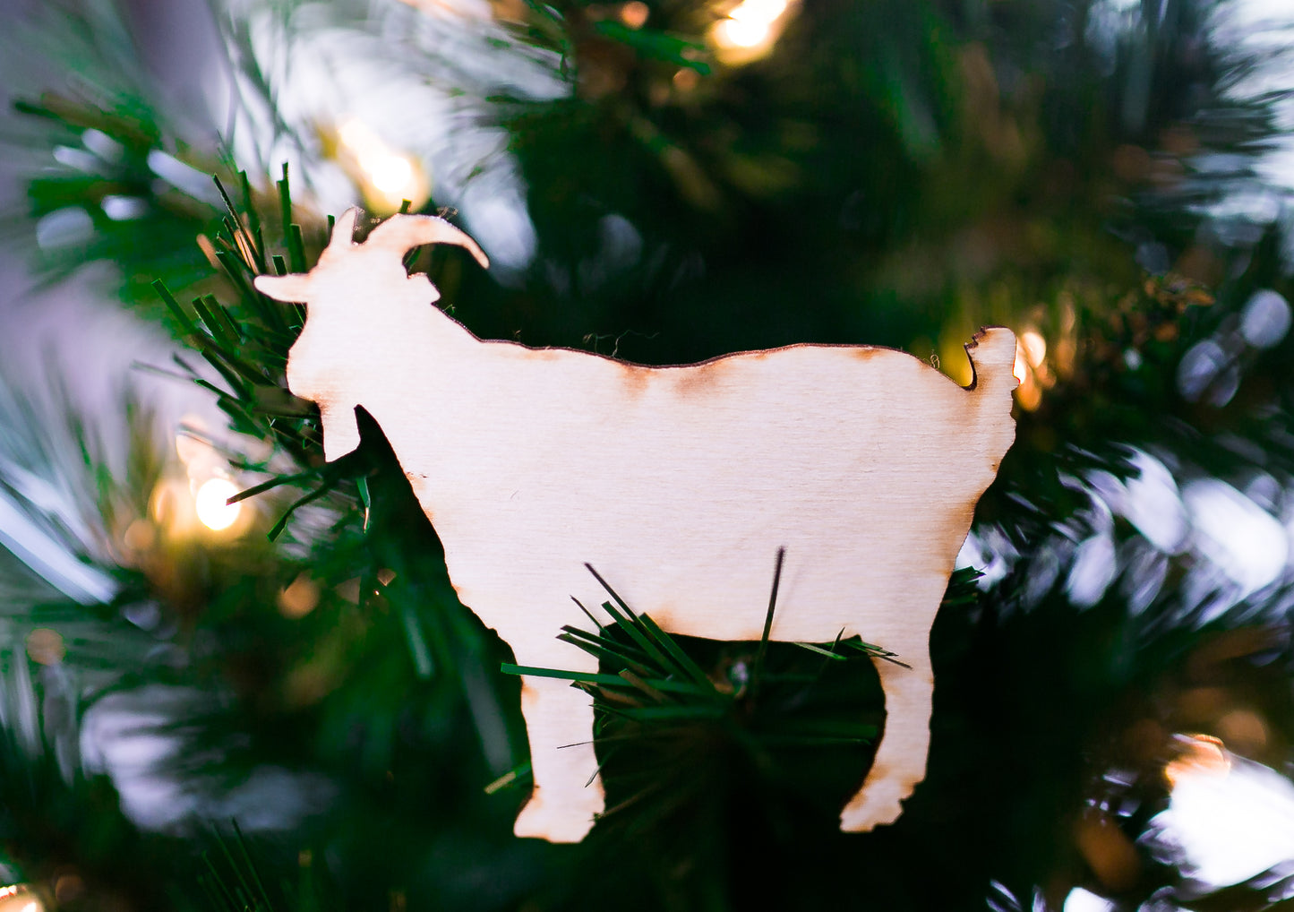 Holiday Decorations Ornaments Goats in Handknit Sweaters