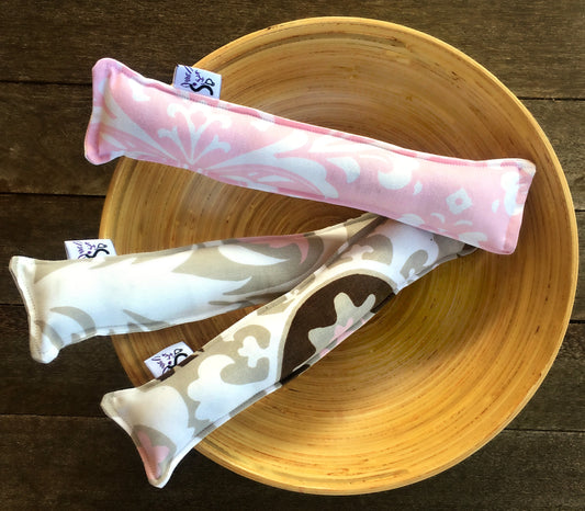 Twill Kitty Nip Kicker Catnip Toy in Pink Osborne or Suzani
