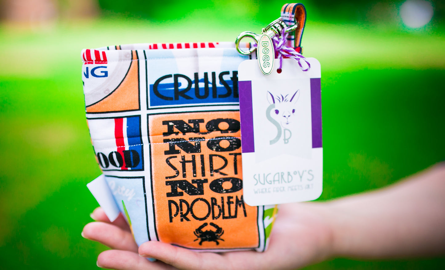 Fun Standard Treat and Pickup Bags Carry Pouch in Shore Thing