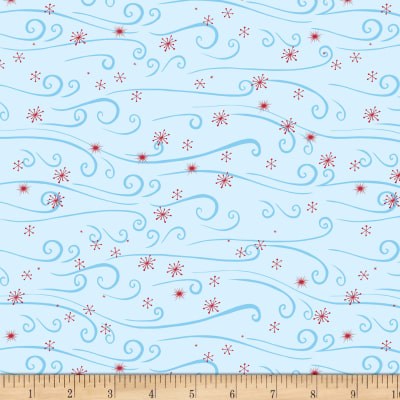 Flannel Kitty Nip Kicker Catnip Toy in Frost Blue Starry Swirls Snow Buddies - 2 Sizes!