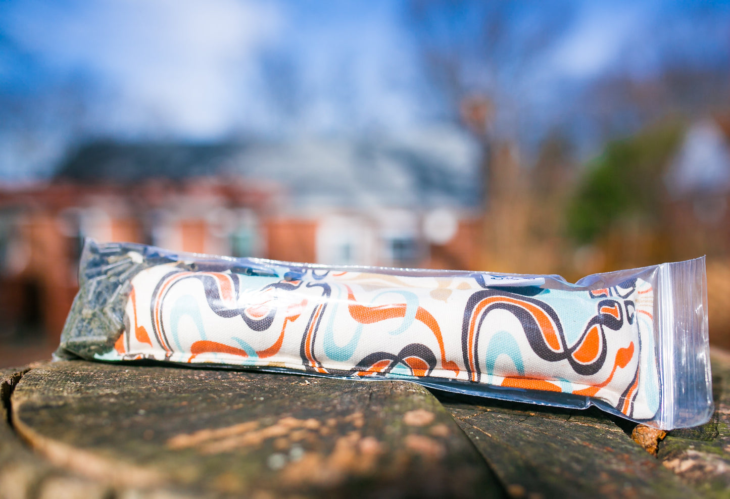 Flannel Kitty Nip Kicker Catnip Toy in Red Holly Berry Road Trip - 2 Sizes!