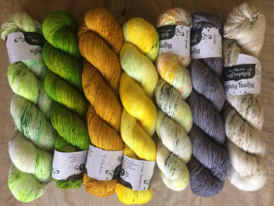 Find Your Fade Shawl Color Selections