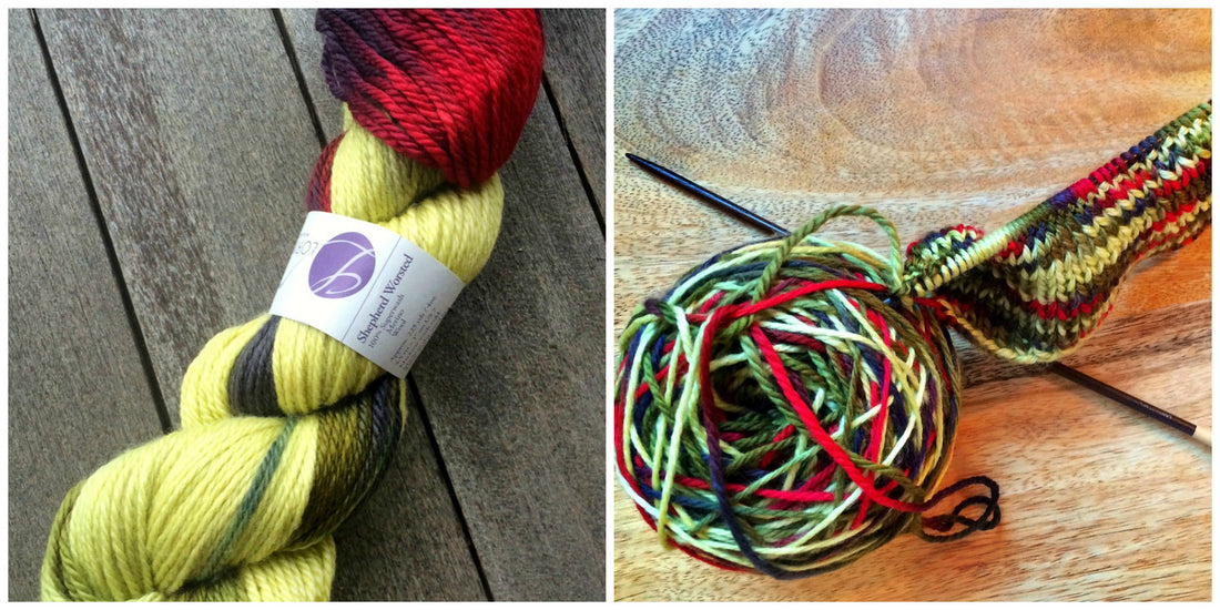 A New Color for Our Handknits - Zombie BBQ!