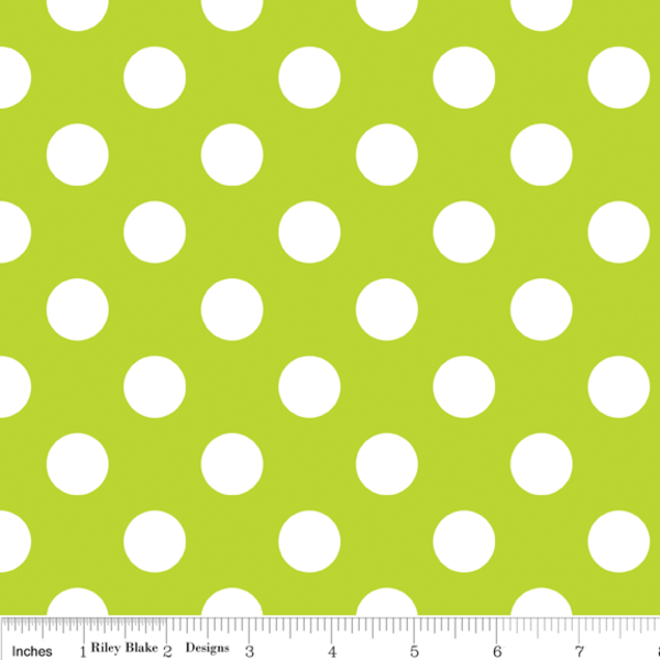Paca Pet Pouf Pet Bed Flannel Lime Dots Cover