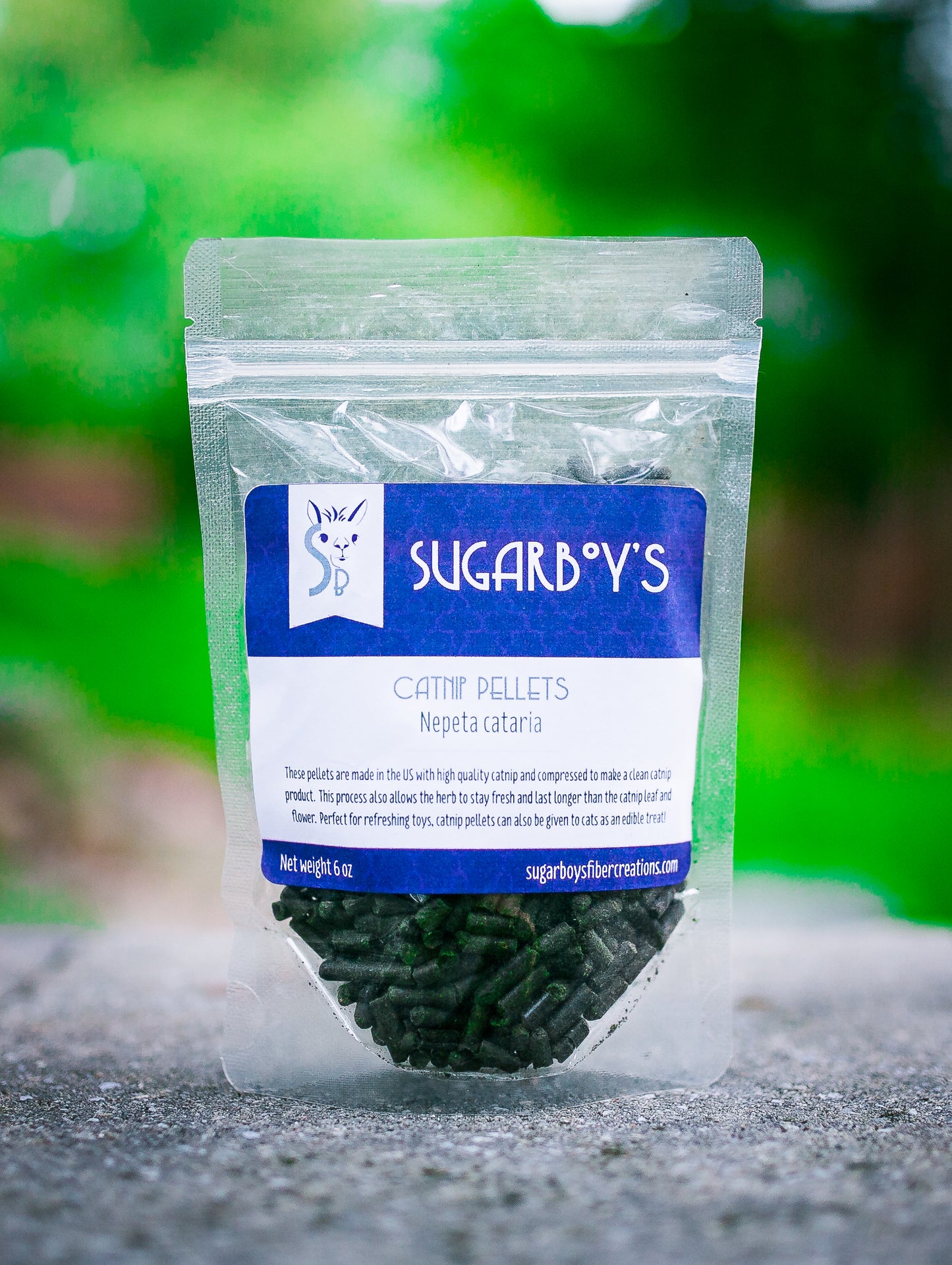 Sugarboy's Organic Catnip Elixir and Catnip Pellets