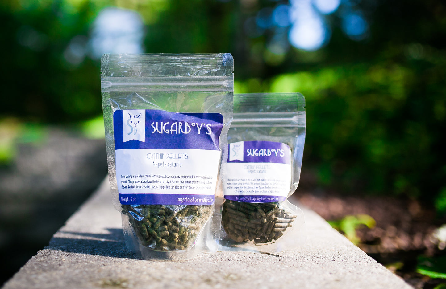 Sugarboy's Organic Catnip Elixir and Catnip Pellets