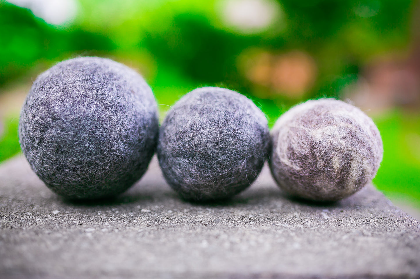 Fetch1.5!  Natural Alpaca Dog Ball in Blue Faced Leicester - DYE FREE