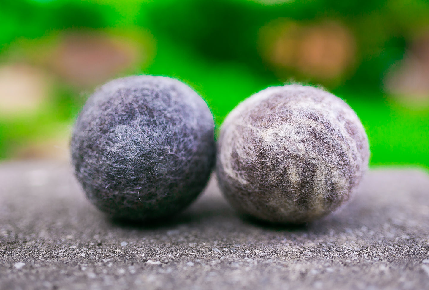 Fetch1.5!  Natural Alpaca Dog Ball in Blue Faced Leicester - DYE FREE