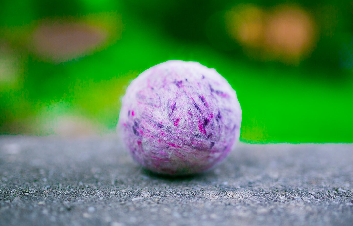 Fetch1.5!  Alpaca Dog Ball in Pink Tweed