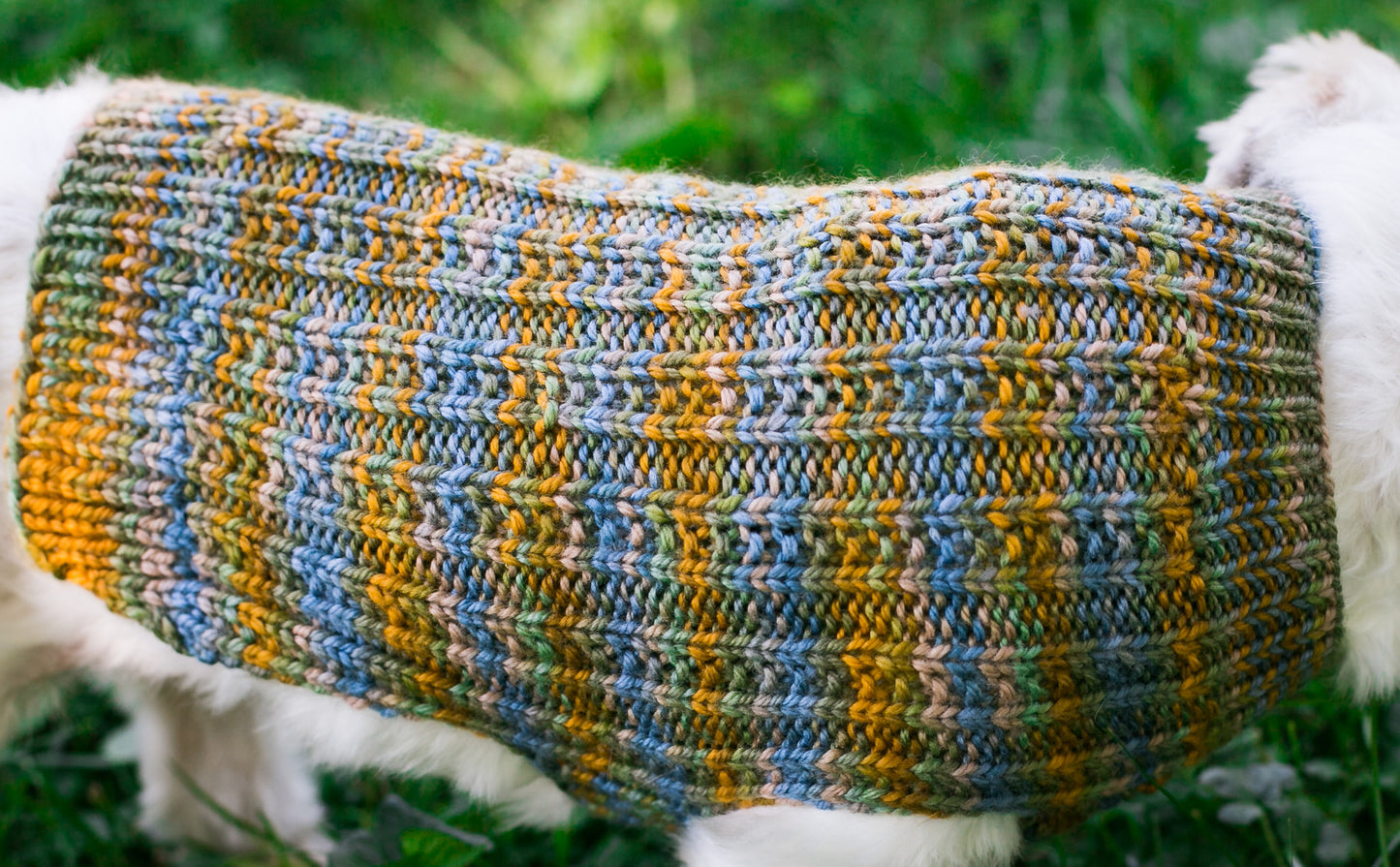 Cat & Dog Pet Sweaters in Lake Bluff - VERY LIMITED QUANTITY AND LAST OF THIS COLORWAY!