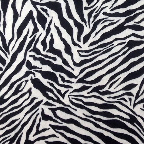 Flannel Kitty Nip Kicker Catnip Toy Zebra Print