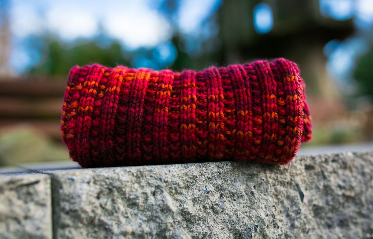 Cat & Dog Pet Sweaters in Lava Flow - LAST OF THIS COLORWAY!