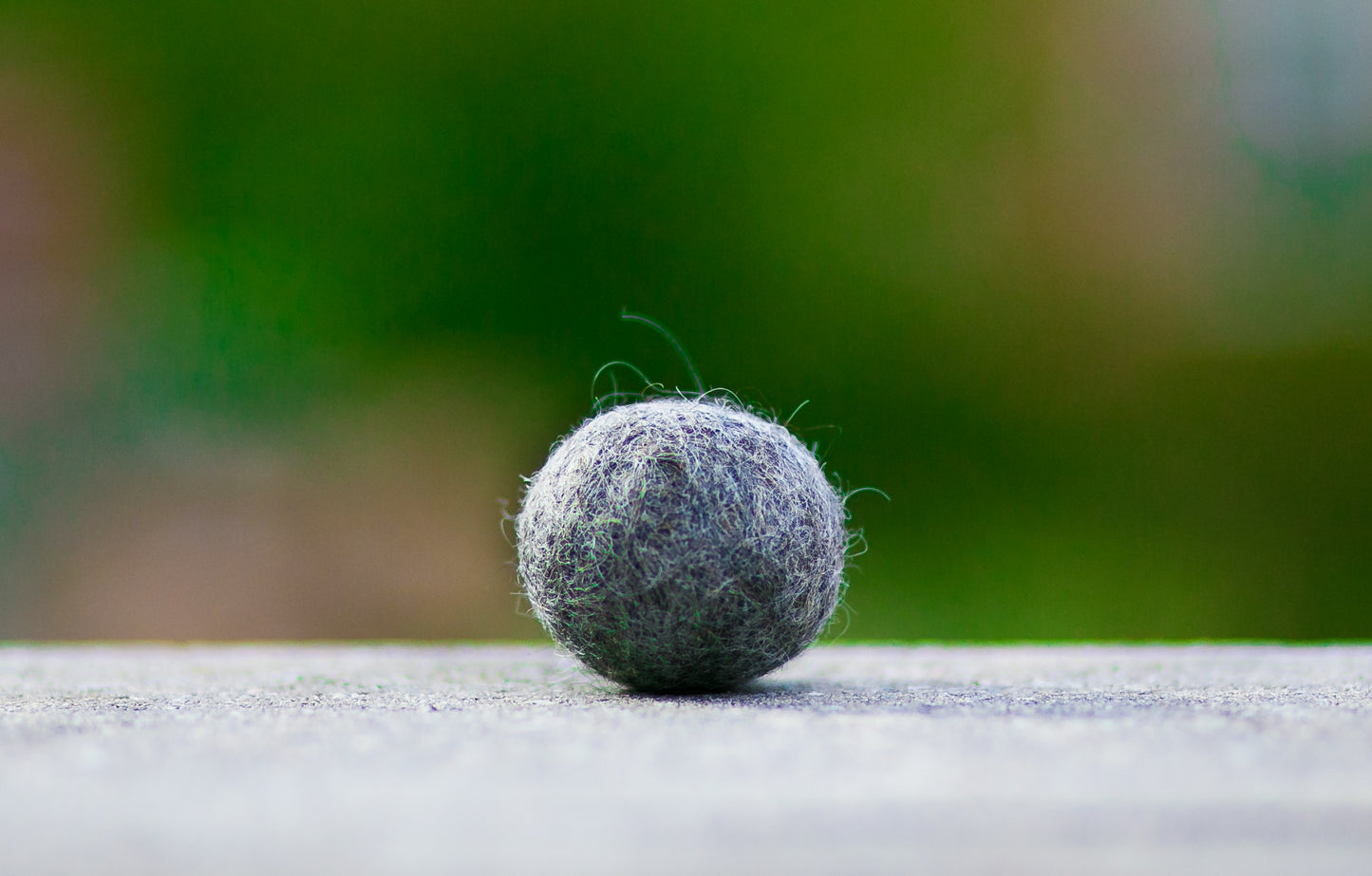 Fuzz/Fetch! Wool Ball Toy for Cats/Small Dogs 3 Pack Natural Gray Gotland DYE FREE